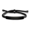 Pulsera de Acero Inoxidable en Blanco para Grabado Láser Transfronterizo Regalo Navideño Pequeño Regalo Promocional Pulsera Tejida