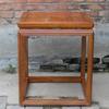 Nueva mesa de centro cuadrada pequeña de madera maciza de estilo chino, mesa de té, sofá de madera, mesa de esquina, mesa cuadrada pequeña, tronco de olmo minimalista