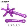 Pedivela Quadrado Zteam Bicicleta Dobrável 130Bcd Liga de Alumínio Coroa Quadrada Conjunto de Pedivela Esquerdo e Direito