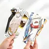 Marcadores Qiyu 30 Marcadores de Animales Marinos Divertidos de Dibujos Animados Originales DIY Tarjetas de Decoración y Anotación para Lectura de Libros