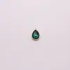 Aleación de Zinc Vidrio Cristal Colgante Piedra Preciosa de Colores Gota de Agua Corazón Accesorios para Joyería DIY Colgante de Aleación Collar