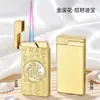 Encendedor de Llama Roja, Delgado, Cortavientos, con Diseño Creativo y Colorido de Concha, Duradero y Personalizado, Regalo Popular en Douyin y Kuaishou