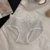 Estilo Ballet Puro Deseo Algodón Puro Bragas Triángulo para Mujer 10A Antibacterianas Entrepierna Extendida Clase A Cintura Media 2026 Nuevas Bragas de Encaje