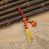Amuleto de Escoba Dorada de Festival del Bote Dragón Trenzado de Douyin para Transferir y Eliminar la Mala Suerte Escoba Hecha a Mano Amuleto de Cuna para Bebé