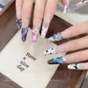 Decoraciones Mixtas para Uñas Coloridas de Moda Mariposa de Medio Ala 3D Iridiscente Personalizada DIY Dibujos Animados Decoraciones para Uñas
