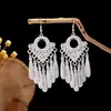 Pendientes de Pavo Real para Minorías Étnicas, Regalos Retro de Plata Miao Estilo Étnico, Accesorios de Pendientes Vintage de Imitación Plata