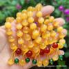 Fábrica Pulsera Ojo de Gato de Siete Colores en Vivo Pulsera Pulsera de Novia Jade Jade Recto Bo Suministro de Regalo