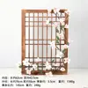 Estilo Japonés y Coreano Retro Rejillas de Madera Ventana de Flores Guardería Rincón de Plantas Decoración de Pared Valla de Madera Patio Jardín Valla de Madera