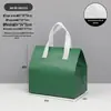 Sacolas Personalizadas Descartáveis para Embalagem para Levar, Sacolas Térmicas Comerciais de Folha de Alumínio, Sacolas Espessas da Moda em Tecido Não Tecido para Embalagem para Levar