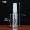 Botella de plástico transparente PET de 30, 50 y 100 ml, con pulverizador de alcohol y loción, para uso doméstico.