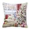 Feliz Navidad Feliz Navidad terciopelo piel de durazno encriptado decoración para el hogar cojín de sofá almohada ZT402