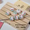Cadena para Teléfono Móvil DIY de Hamburguesa con Cuentas Pintadas a Mano Encaje Punto Joyería Hecha a Mano Accesorios de Cuentas Sueltas Accesorios de Nicho Coloridos Ins
