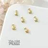 Acessórios de Unha Artística Zircônia Festivos Brilhantes para Ano Novo, Lingote Trazedor de Sorte Saco de Dinheiro, Cabaça de Luxo com Diamantes Decorações de Unha Atacado
