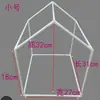Casa de Gato DIY para Exterior Casa de Cachorro Pet Ninho Caseiro Casa para Gato de Rua Cão de Rua Tenda de Brincar Universal para Todas as Estações Tubo de PVC