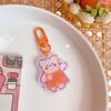 Bonito Japonês Coelho Urso Pingente Bolsa Escola Jóias Pingente Meninas em Moda Bolsa Chaveiro Pingente Celebridade Da Internet