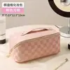 Bolsa de Cosméticos de Aspecto Elegante con Compartimentos, Gran Capacidad, Bolsa Portátil para Guardar Brochas de Maquillaje, Neceser de Viaje