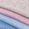 Tela Imitación Lino Poliéster Bicolor Primavera y Verano Lino Algodón Transpirable Precio Especial Tela para Sofá Equipaje Imitación Lino Tela para Ropa de Trabajo