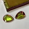 Piedra Preciosa que Cambia de Color Sultanita Turca Aqua Aluminita Diferentes Fuentes de Luz Forma de Gota de Agua Pera Piedra Preciosa Sintética
