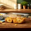 Caixa de Embalagem de Alimentos com Tampa, Caixa de Lanches, Caixa Plástica Descartável para Frutas Secas, Caixa Selada Rasgável à Mão, Caixa de Embalagem para Manga e Batata Desidratada