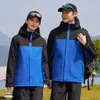 26 novos modelos de jaquetas para atividades ao ar livre, vestuário de trabalho três em um destacável, roupas de montanhismo para homens e mulheres, podem ser impressos com logotipos