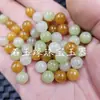 Contas multi-tesouro Jade contas soltas superfície lapidada cor açúcar branco água clara quartzo verde rochoso Jade contas mistas pulseira colar contas de joalheria