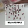 Pedras de Strass Imitação K9 12 Cores Nail Art Strass de Fundo Pontiagudo 33 Facetas Super Brilho 1,5-5mm Strass Redondos Coloridos Strass de Preenchimento Cristal