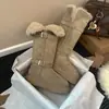 Primeiro Encontro Ji Duas Formas Botas de Neve Femininas 2026 Novo Estilo Inverno Sola Grossa Aveludado Espessado Botas Longas Quentes Neve Algodão