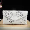 Bolsa Envelope Plissada Europeia e Americana de Moda Transfronteiriça, Bolsa de Mão Elegante para Vestido de Noite, Bolsa de Festa para a Noite, Bolsa de Banquete para Senhoras