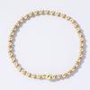 Pulsera elástica pequeña fragante estilo coreano color cuentas de arroz cuentas doradas mezcla y combina tejida lujo ligero alto sentido pulsera explosiva venta al por mayor
