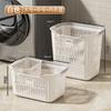 Cesta Nueva para Ropa Sucia Cesta de Almacenamiento para el Hogar Baño Cesta para la Ropa Sucia del Baño Estante de Almacenamiento para Ropa Sucia con Compartimentos Cubo para Ropa Sucia