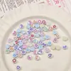 Pacote de Material para Miçangas Acrílicas Coloridas Estrela Lua Redonda DIY Pulseira Colar Acessórios de Joias