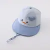Sombrero de Sol para Niños, Estilo Delgado de Primavera y Otoño, Protección Solar, Ala Ancha, Lindo Sombrero Visera de Verano para Niños y Niñas