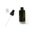 Fábrica de Origen Botella Pequeña de Spray con Hombro Inclinado de 100ml Botella de Spray de Niebla Fina Botella de Spray Cosmético Rocío Puro de Rosa Botella de Spray Aromático