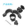 Abrazadera de gran diámetro para accesorios GoPro, para bicicleta, motocicleta, cámara deportiva, abrazadera de tubo, abrazadera potente.