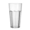 Vaso de Cerveza de Plástico Acrílico PC Anticaída Resistente al Calor Copa de Vino Transparente Octagonal KTV Bar Hogar Restaurante Vaso