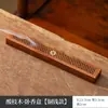 Quemador de Incienso Sólido de Madera de Ébano con Cuatro Agujeros para Varillas de Incienso, Soporte para Incienso, Quemador de Incienso para Varillas de Incienso, Soporte para Incienso de Madera de Águila y Sándalo, Quemador de Incienso