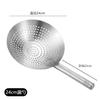Colador Hogar Cocina Acero Inoxidable 304 Cuchara Colador Grande Filtro para Comercial Frito Cuchara de Pesca Colador Especial para Escurrido de Aceite Colador