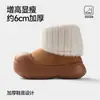 Fábrica de Zapatos Qidan Botas de Nieve de Invierno para Mujer con Forro de Lana, Zapatos de Algodón Engrosados y Cálidos para Niños, Botas de Algodón Antideslizantes para Exteriores de Suela Gruesa para Padres e Hijos
