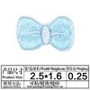 Autoadhesivo Ventas Directas de Fábrica Lindo Dibujo Animado Lazo Bordado Pegatinas de Tela Decoración Ropa de Muñeca diy Manual Mini Pequeñas Pegatinas de Tela