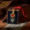 Amuleto Taoísta Longhushan estilo TikTok para atrair dinheiro, com um selo de tesouraria de espírito da montanha, amuleto para fazer dinheiro e cartão de amuleto para capa de celular