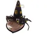 Nova Tiara Criativa de Chapéu de Bruxa Pontudo para Halloween, Festival dos Fantasmas, Abóbora, Aranha, Acessórios de Festa, Atacado de Chapéus