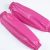 Fundas de Cuero Extensibles y Engrosadas, Impermeables y a Prueba de Aceite, para el Trabajo de Hombres y el Uso en la Cocina de Mujeres, Mangas Protectoras de Cuero Suave de PU para Invierno
