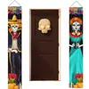 Bandera de Pareja Transfronteriza de Comercio Exterior Banner del Día de Muertos Mexicano