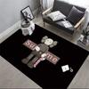 Alfombra transfronteriza ins Marca Tide Sala de estar kaws Personalizada Creativa Dormitorio Cabecera Frente de cama Manta Infantil Alfombra de piso grande Resistente a la suciedad
