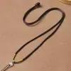 Cordón para Colgante Trenzado de Ágata Blanca Cordón para Joyería DIY Cordón para Collar de Jade Collar de Bodhi de Alta Calidad