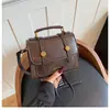 Bolsa de mão de nicho estilo coreano para comércio exterior, nova bolsa Cambridge retrô moderna feminina, blocos de cor, retalhos, bolsa de ombro único, transversal, moderna