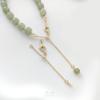 Cadena de Extensión al por Mayor Conserva el Color Relleno de Oro de 14K Retráctil Colgante Perla Corazón de Melocotón Cadena de Cola DIY Joyería Ajuste de Joyería Cadena de Extensión