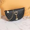 Bolsa de comércio exterior 2023 Verão e outono nova moda bolinhas bolsa feminina ombro transversal bolsa dumpling atacado bolsa losango