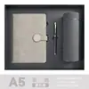 Caja de Regalo con Set de Cuadernos A5 Personalizada con Logo para Oficina de Negocios, Cuaderno Simple con Hebilla Redonda, Artículo de Recuerdo y Conmemorativo