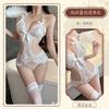 Body Strappy Modelador Justo Renda Laço Semi-Doce Hot Girl Lingerie Puro Desejo Tentação 9029